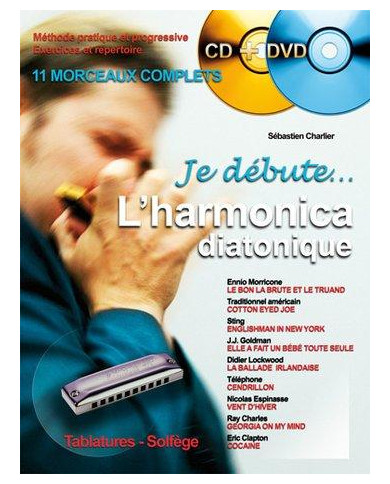 Je Débute L’Harmonica + Dvd CHARLIER SEBASTIEN