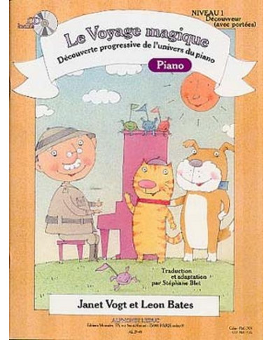 Voyage Magique Niveau 1 Decouvreur Avec Portees Cahier VOGT-BATES / BLET