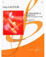 50 Etudes Faciles Et Progressives Vol.2 LACOUR GUY