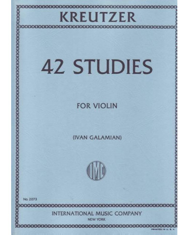 42 Studies KREUTZER RODOLPHE