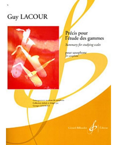 Précis Pour L’Etude Des Gammes LACOUR GUY