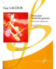 Précis Pour L’Etude Des Gammes LACOUR GUY