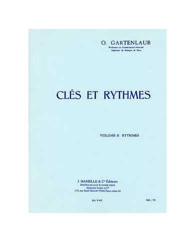Clés Et Rythmes Vol.2 : Rythmes GARTENLAUB ODETTE