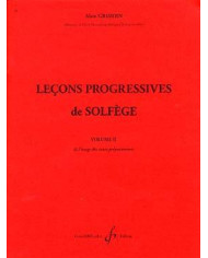 32 Lecons Progressives De Solfège Vol.2 GRIMOIN ALAIN