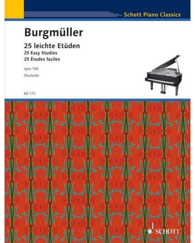 25 Studies Op. 100 BURGMULLER FRIEDRICH