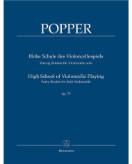 Hohe Schule Des Violoncellospiels POPPER DAVID