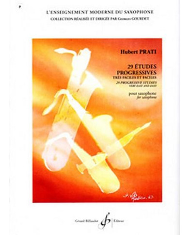 29 Etudes Progressives Tres Faciles Et Faciles PRATI HUBERT