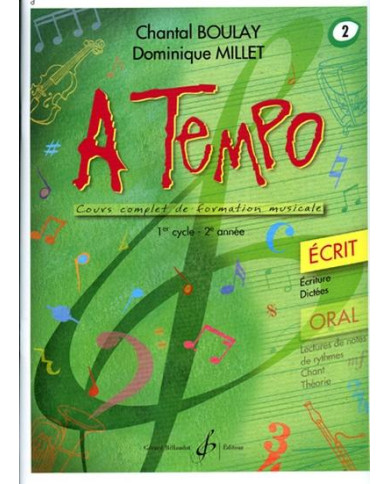 A Tempo – Partie Ecrite – Vol.2 BOULAY CHANTAL