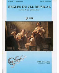 Regles Du Jeu Musical Cycle 1 – 2ème Annee Cy014 CALLIER YVES