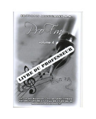 Pro Fm Livre Du Professeur Vol.4