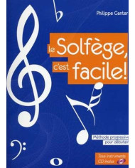 Le Solfège C’Est Facile! GANTER PHILIPPE