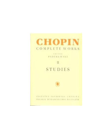 Etudes CHOPIN FREDERIC / PADEREWSKI
