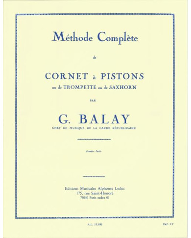 Méthode Vol.1 BALAY GUILLAUME