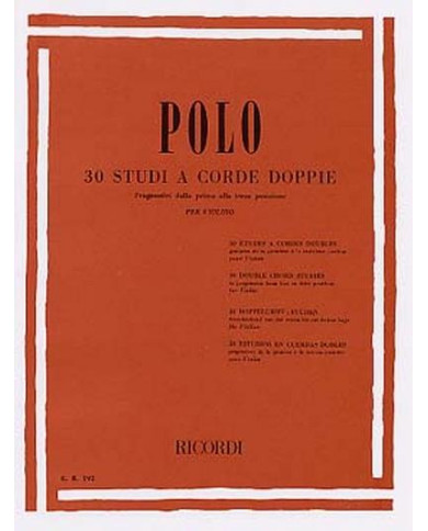 30 Studi A Corde Doppie POLO E.