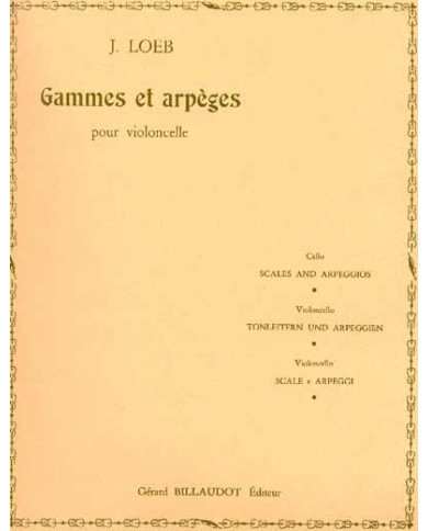 Gammes Et Arpèges LOEB J.