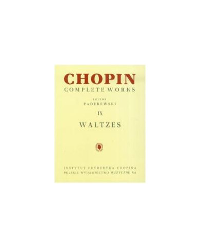 Valses CHOPIN FREDERIC / PADEREWSKI
