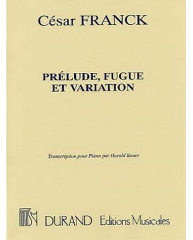 Prelude Fugue Et Variation Op. 18 Piano (Bauer) FRANCK