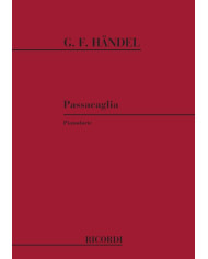 Passacaglia Per Pianoforte HAENDEL GEORG FRIEDRICH