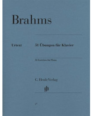 51 Exercises For Piano BRAHMS JOHANNES