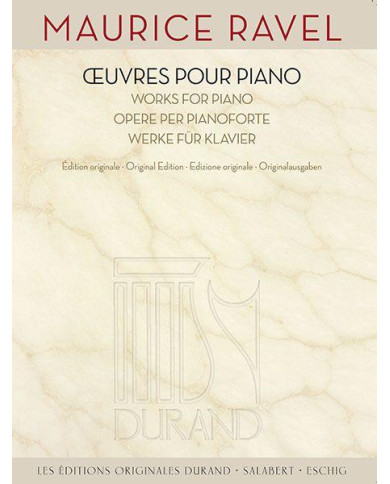Oeuvres Pour Piano – Works For Piano RAVEL MAURICE