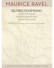 Oeuvres Pour Piano – Works For Piano RAVEL MAURICE