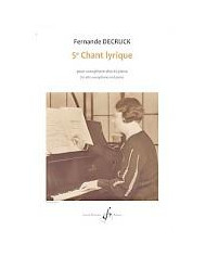 5e chant lyrique DECRUCK FERNANDE
