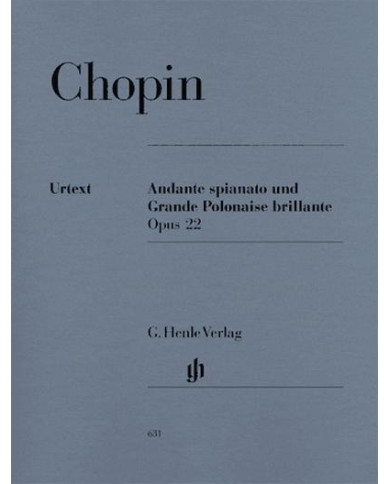 Andante Spinato And Grande Polonaise Brillante E Flat Major Op. 22 CHOPIN FREDERIC