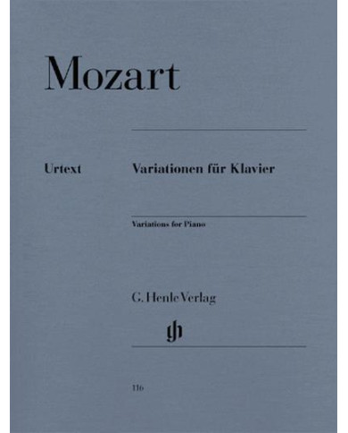 Piano Variations MOZART WOLFGANG AMADEUS