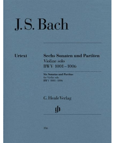 Sonatas And Partitas Bwv 1001-1006 For Violin Solo (Notated And Annotated Version) BACH JOHANN SEBASTIAN