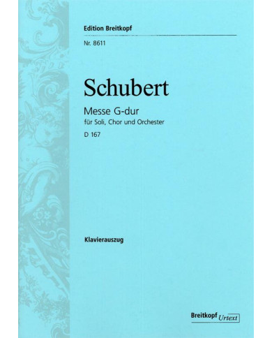 Messe G-Dur D 167 SCHUBERT FRANZ