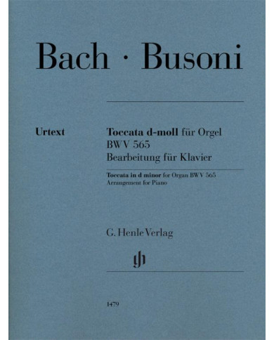 Toccata en ré mineur pour orgue BWV 565 BACH JOHANN SEBASTIAN / BUSONI FERRUCCIO