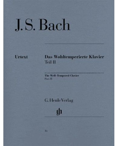 The Well-Tempered Clavier Part II BACH JOHANN SEBASTIAN