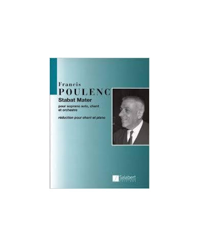 Stabat Mater Chant/Piano Reduction POULENC FRANCIS