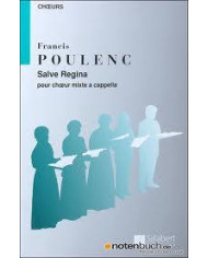 Salve Regina Pour Choeur Mixte A Cappella POULENC FRANCIS