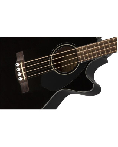 Fender - Basse Acoustique CB-60SCE, touche en laurier, noire