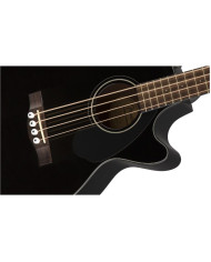Fender - Basse Acoustique CB-60SCE, touche en laurier, noire
