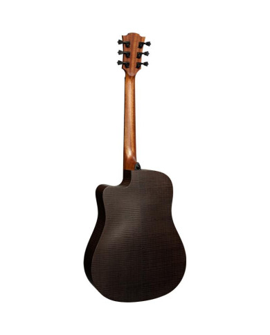 Lag - Guitare Electro Acoustique Dreadnought Pan-Coupé Électro
