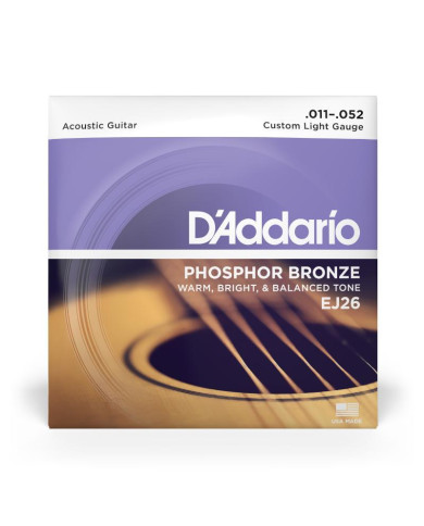D'ADDARIO EJ26 - CUSTOM LIGHT 11-52