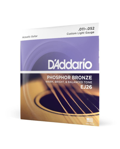 D'ADDARIO EJ26 - CUSTOM LIGHT 11-52