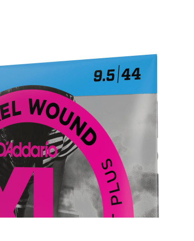 D'Addario Cordes en nickel pour guitare électrique D'Addario EXL120+, Super Light Plus, 9.5-44