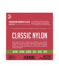 D'Addario Cordes d'étude pour guitare classique 1/2 D'Addario EJ27N, Normal