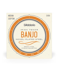 D'Addario - EJ63I Cordes pour Banjo Light Tenor Irish 12-36