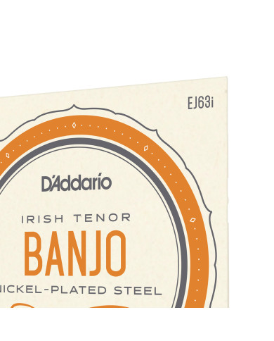 D'Addario - EJ63I Cordes pour Banjo Light Tenor Irish 12-36