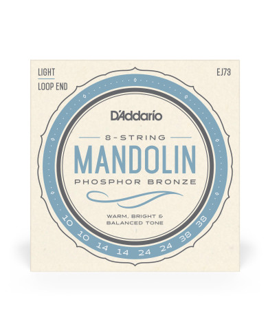 D'Addario EJ73 Cordes pour Mandoline