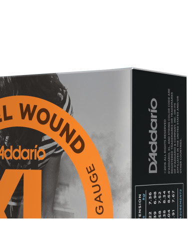 D'Addario EXL110-10P XL Nickel Wound Jeu de cordes pour guitare électrique Tirant Regular Light (.010-.046) 10 Jeux