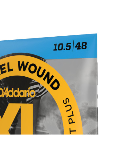 D'Addario Cordes en nickel pour guitare électrique D'Addario EXL110+, Regular Light Plus, 10.5-48