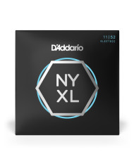 Cordes pour guitare électrique D'Addario NYXL1152 filet nickel, aiguës Medium / graves Heavy, 11-52