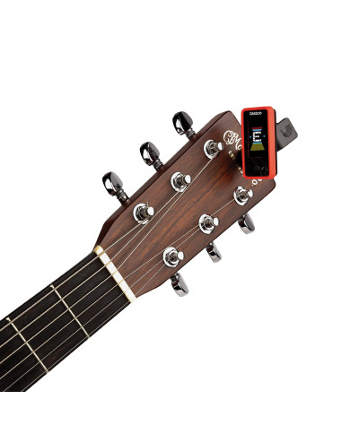 Accordeur à pince Eclipse, rouge, par D'Addario