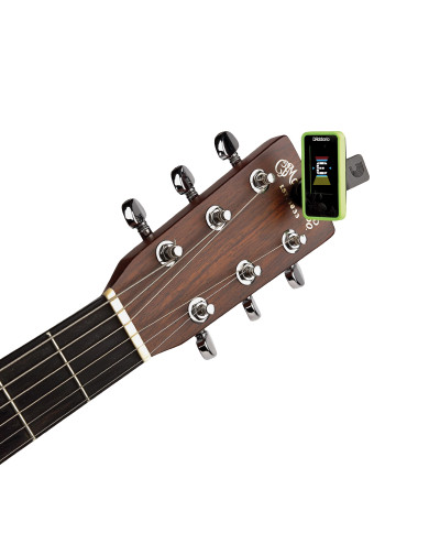 Accordeur à pince Eclipse, vert, par D'Addario