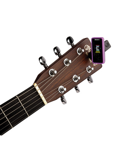 Accordeur à pince Eclipse, mauve, par D'Addario